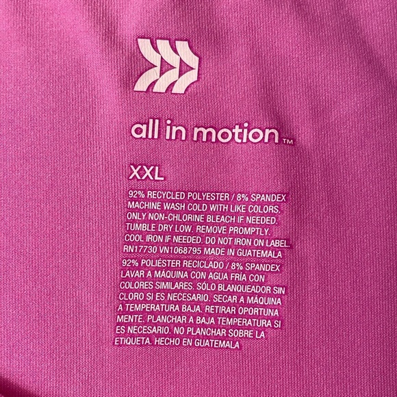 All In Motion Crewneck Tee Size XXL Purple - Picture 7 of 11